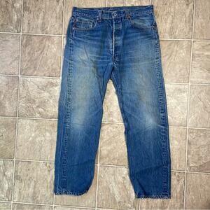 Vintage Levi's Blue Straight Jeans Timeless Style​
